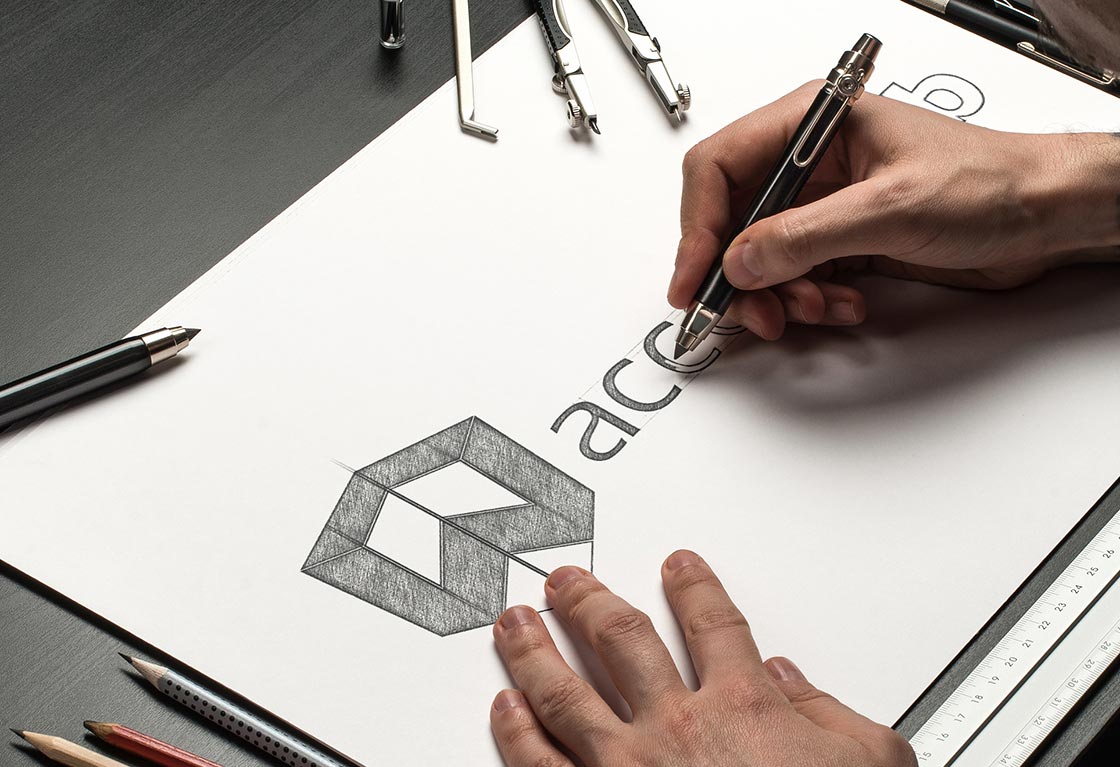 Diseño de Logo - Access Web - Boceto