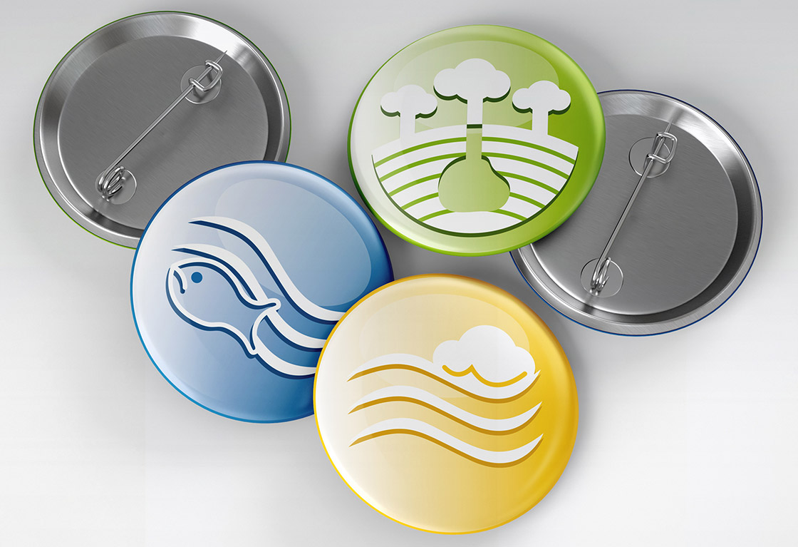 Diseño de Logotipo - Sistema de Información Ambiental CVS - Botones