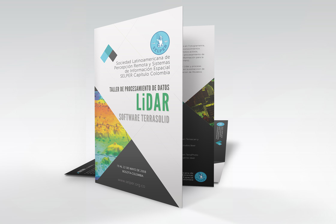 Diseño de Brochure - Curso Taller LiDAR 2008