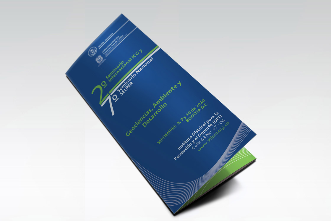 Diseño de Brochure y Poster - Semana ICG 2010
