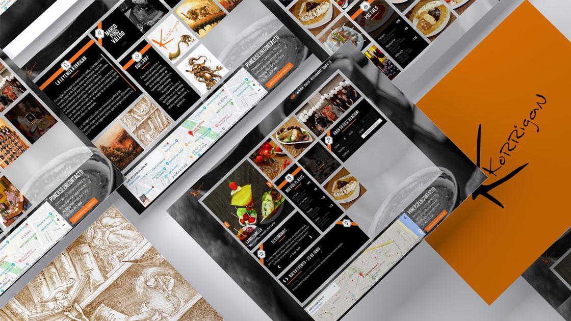 Diseño Web - Restaurante Korrigan