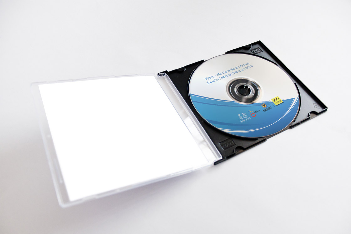 Label, Carátula DVD - EAAB - Mantenimiento túneles Chingaza