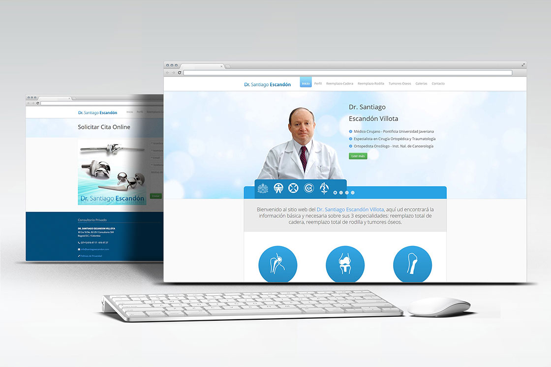 Diseño web - Doctor Santiago Escandón