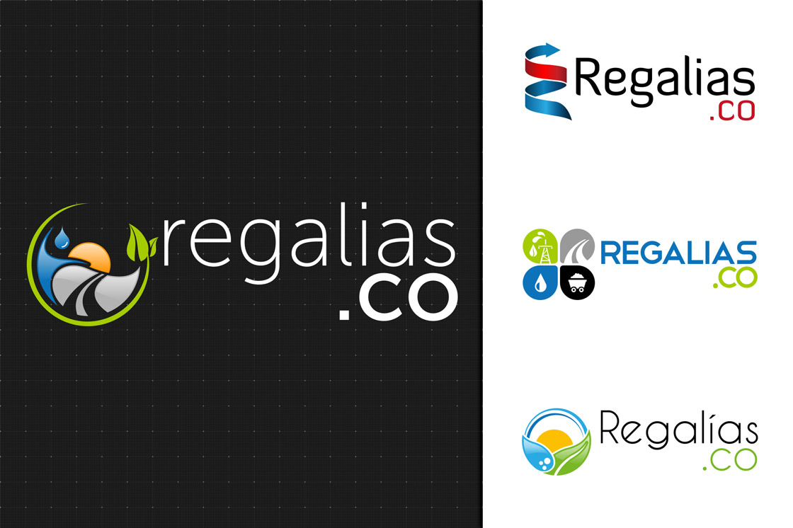 Diseño de Logotipo - Regalias.co - Propuestas