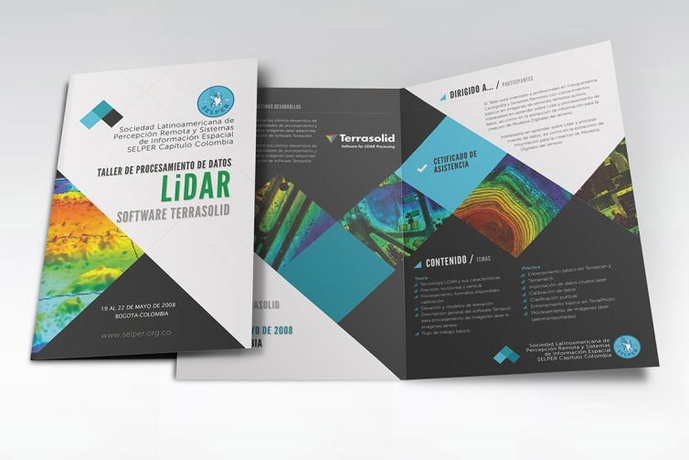 Diseño de Brochure - Curso Taller LiDAR 2008