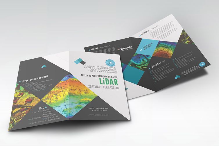 Diseño de Brochure - Curso Taller LiDAR 2008