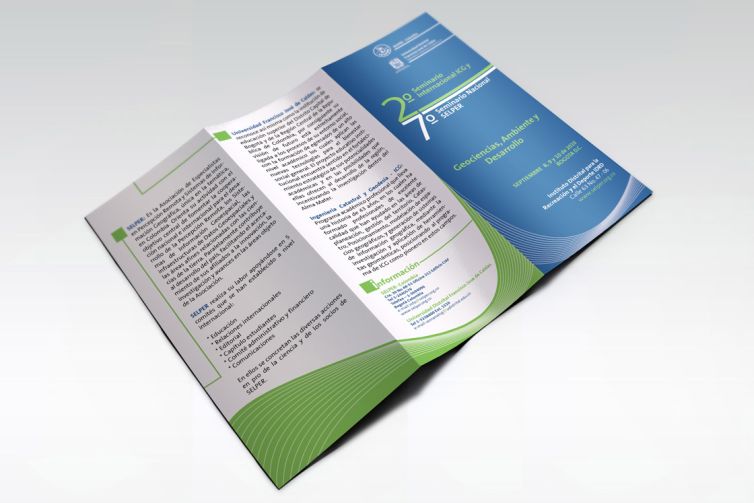 Diseño de Brochure y Poster - Semana ICG 2010
