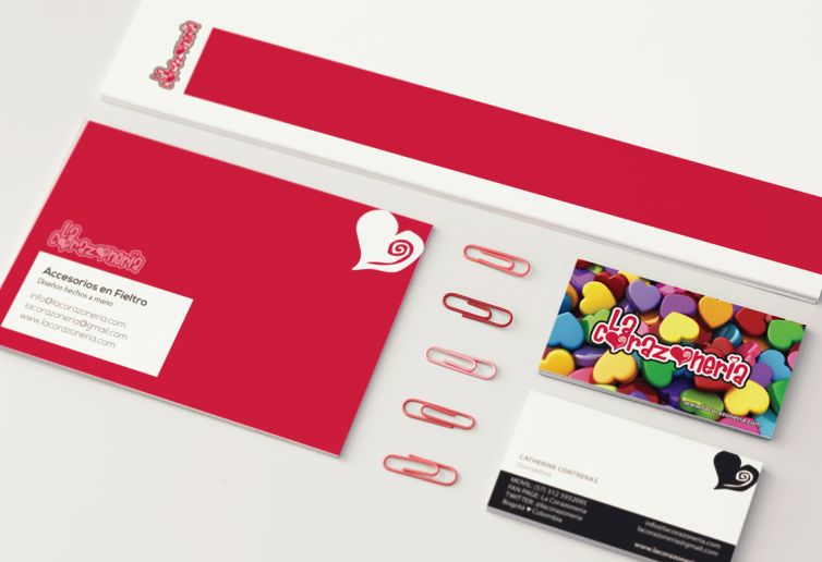 Diseño de Logotipo - La Corazonería - Branding