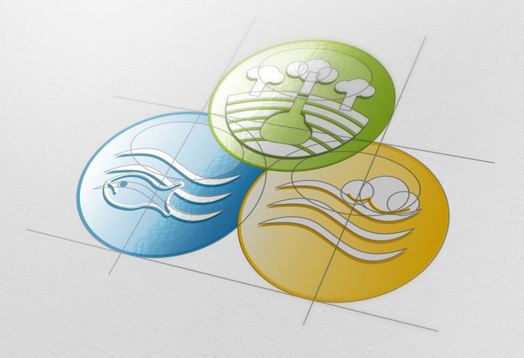 Diseño de Logotipo - Sistema de Información Ambiental CVS - Geometrización