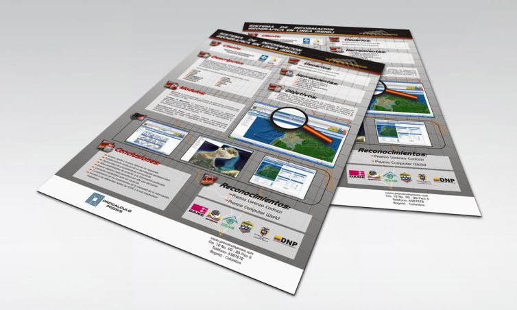 Diseño de Posters - Mapas de Colombia y Geoportal - IGAC