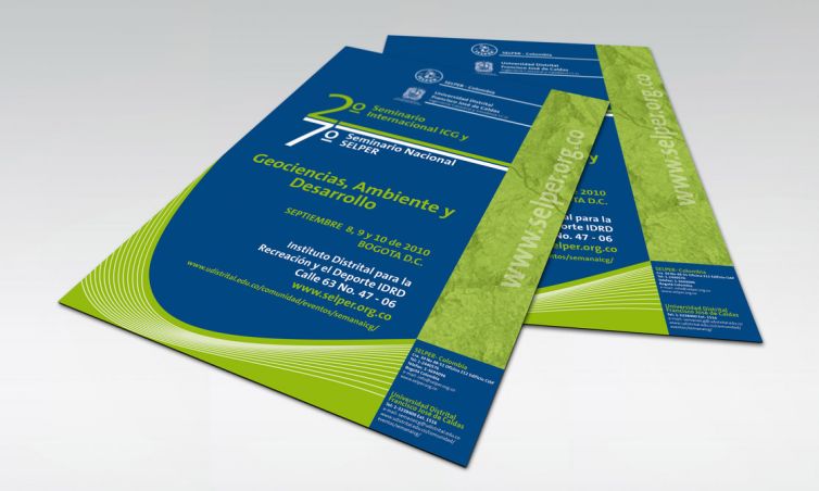 Diseño de Brochure y Poster - Semana ICG 2010