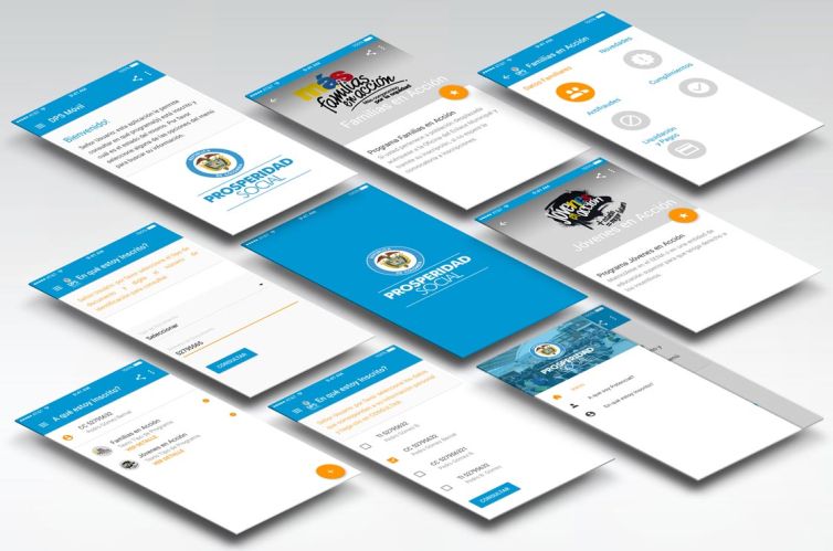 Diseño Gráfico - Aplicación Móvil Prosperidad Social