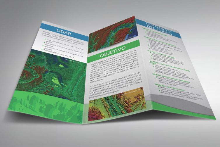 Diseño de Brochure - Curso Taller LiDAR 2012