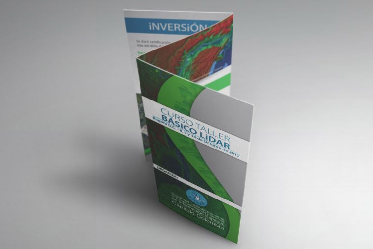 Diseño de Brochure - Curso Taller LiDAR 2012