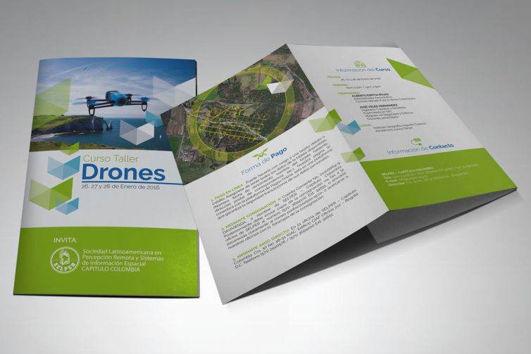 Diseño de Brochure - Curso Taller Drones 2016