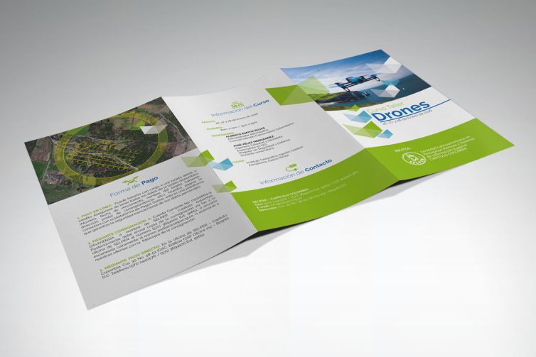Diseño de Brochure - Curso Taller Drones 2016