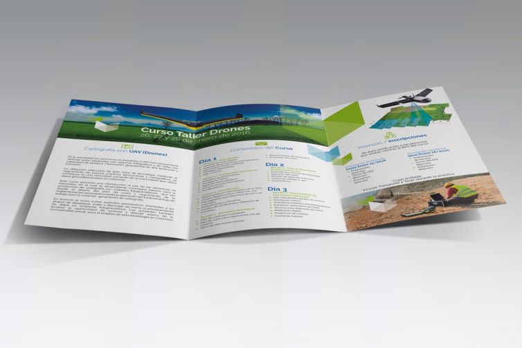 Diseño de Brochure - Curso Taller Drones 2016
