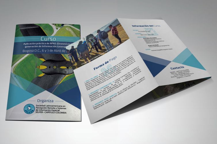 Diseño de Brochure - Curso Taller Drones 2018