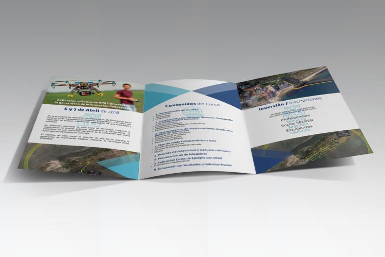 Diseño de Brochure - Curso Taller Drones 2018