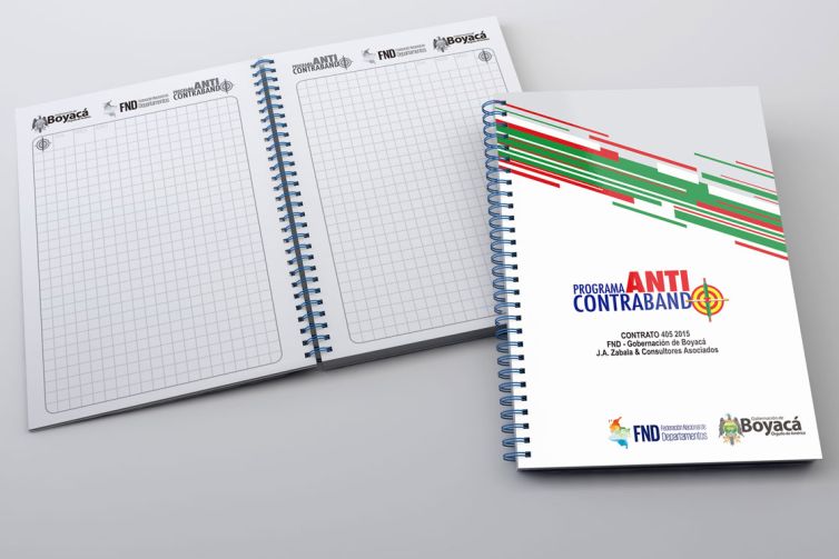 Cuaderno - Programa Anticontrabando Gobernación de Boyacá
