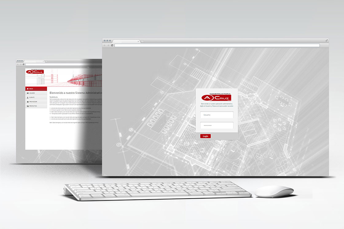 Diseño Web - Intranet - Constructora A Cruz