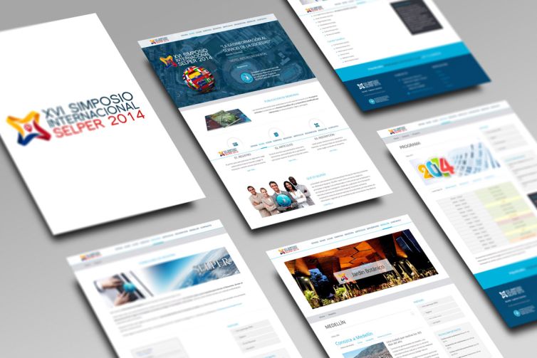 Diseño Web - XVI Simposio Internacional Selper 2014