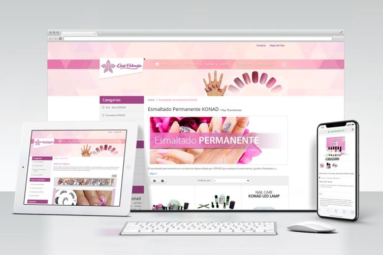 Diseño Web - Onis Colombia Konad