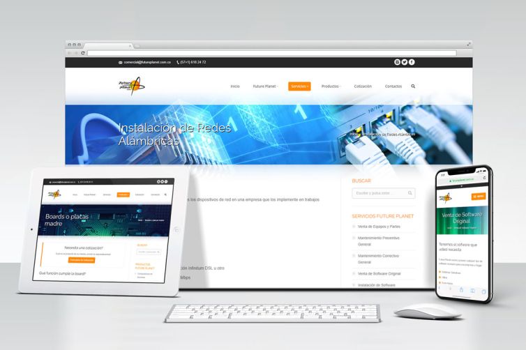 Diseño Web - Future Planet