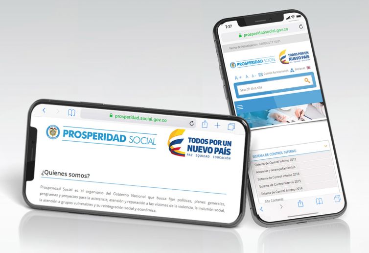 Diseño web - Prosperidad Social