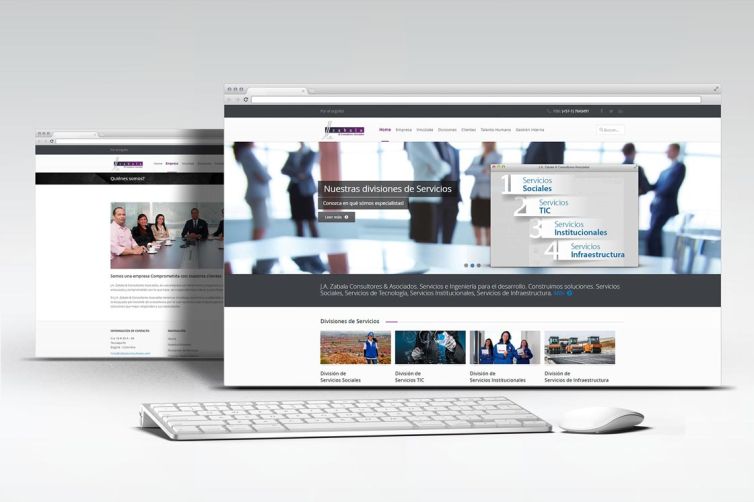 Diseño web - J.A. Zabala & Consultores Asociados
