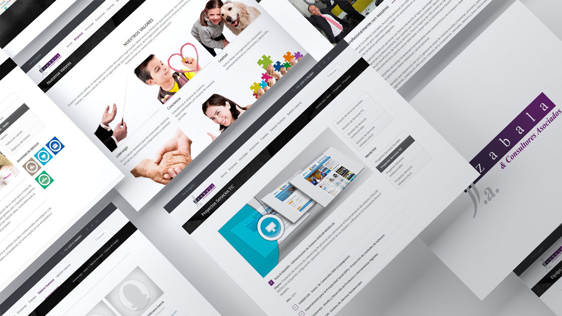 Diseño web - J.A. Zabala & Consultores Asociados