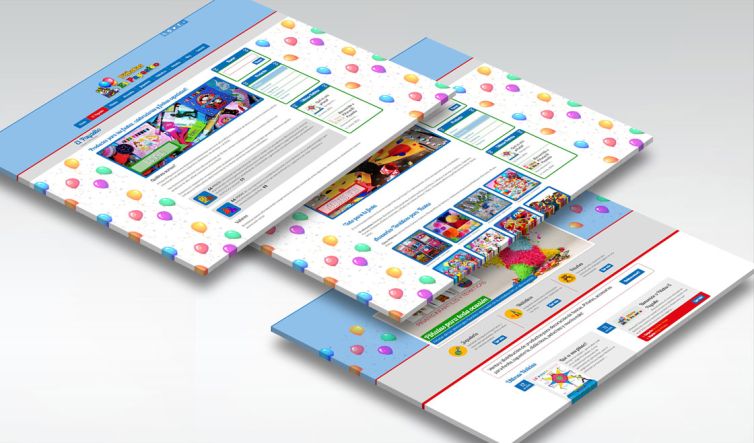 Diseño web - Piñatas El Payasito