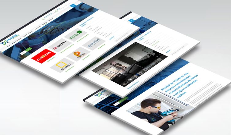 Diseño Web - Mundial de Vidrios