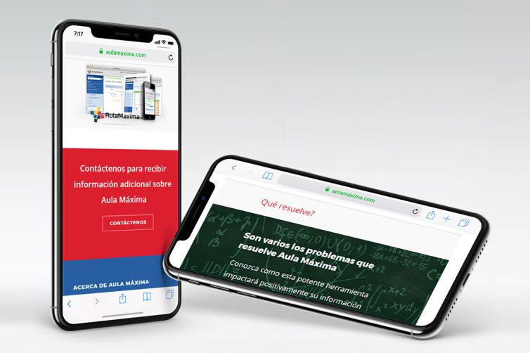 Diseño Web - Plataforma Aula Máxima