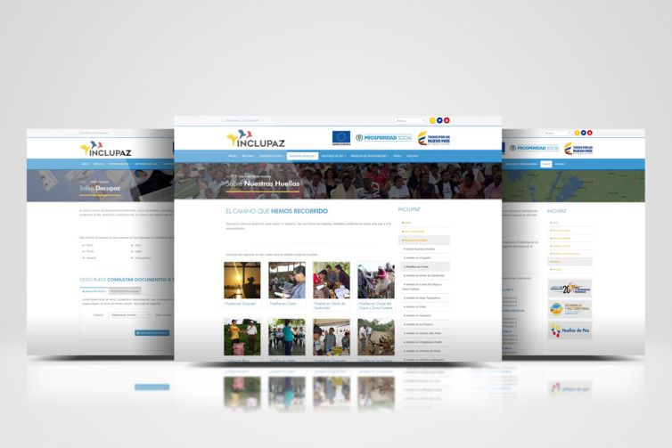 Diseño Web - Inclupaz - Prosperidad Social