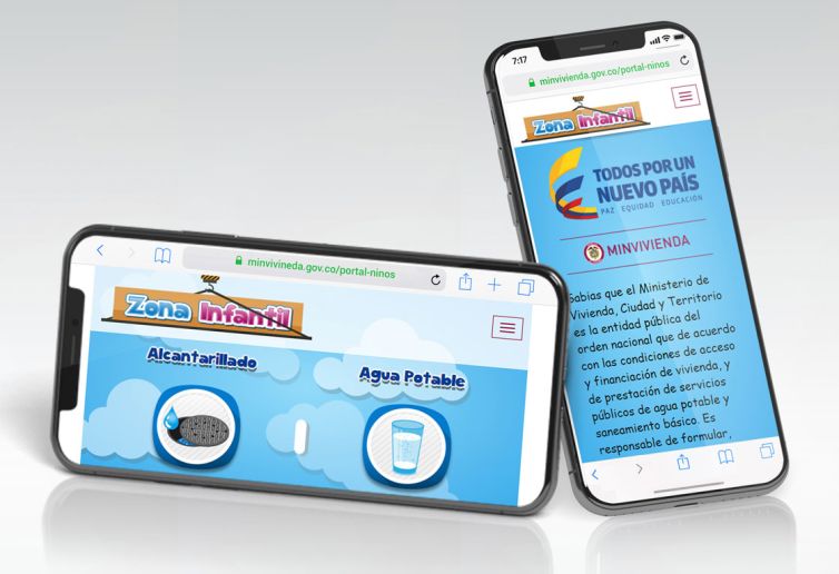 Diseño Web - Portal Niños MinVivienda