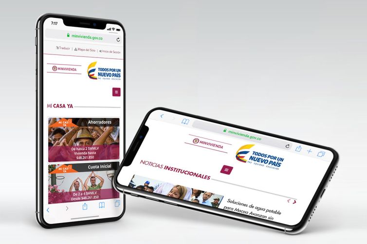 Diseño Web - Portal MinVivienda