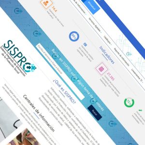 Diseño Web – Portal Sistema Integrado de Información de la Protección Social (SISPRO) – MinSalud