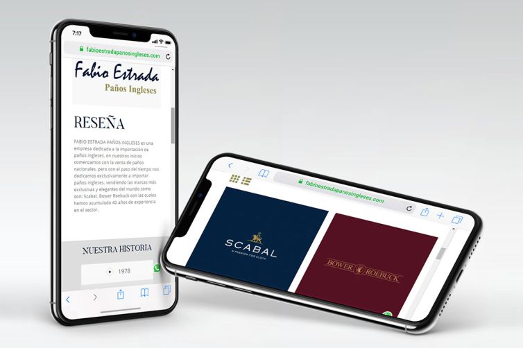 Diseño Web - Fabio Estrada Paños Ingleses