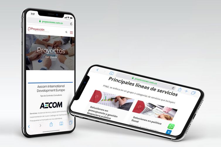 Diseño Web - Proyección Soluciones y Estrategia