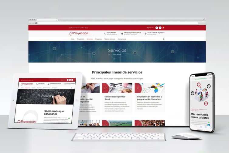 Diseño Web - Proyección Soluciones y Estrategia