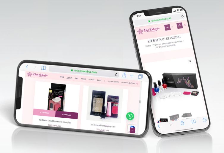 Diseño Web - Onis Colombia Konad