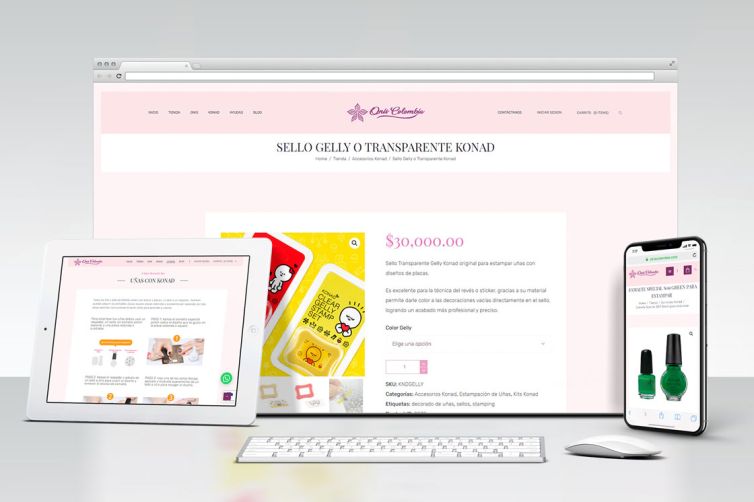 Diseño Web - Onis Colombia Konad