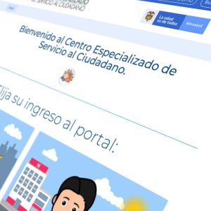 Diseño Web – Centro Especializado de Servicio al Ciudadano – MinSalud
