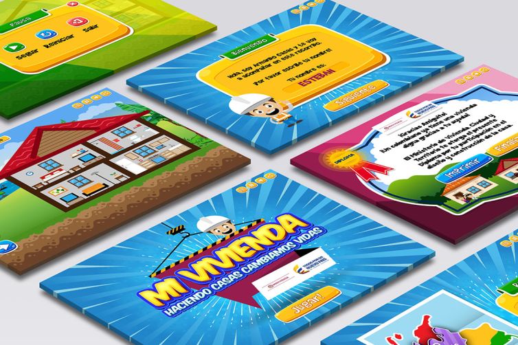 Diseño Gráfico - Juego 2D HTML5 MinVivienda