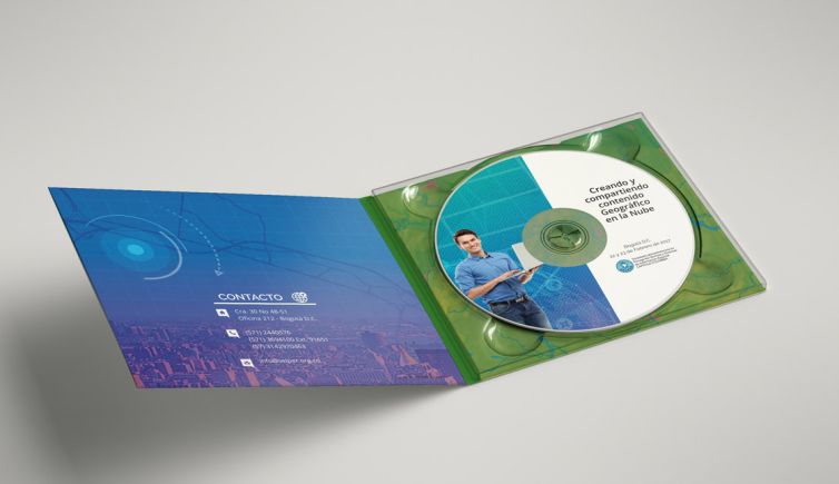 Label, Carátula DVD - Curso Taller ArcGIS 2017