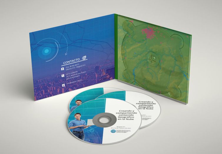 Label, Carátula DVD - Curso Taller ArcGIS 2017