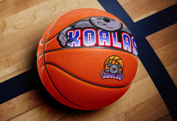 Diseño Logotipo - Academia y Equipo de Baloncesto Koalas - Balón