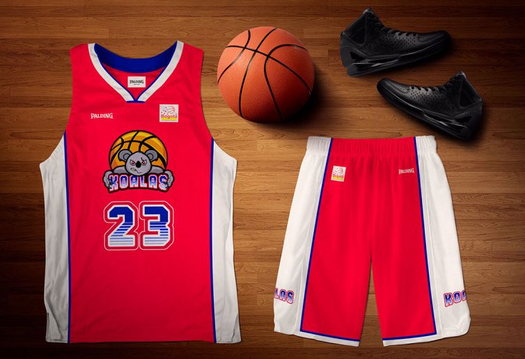 Diseño Logotipo - Academia y Equipo de Baloncesto Koalas - Uniforme