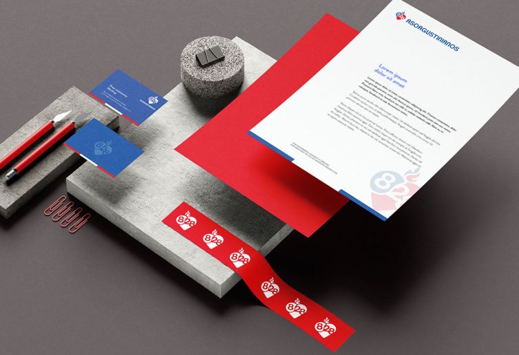 Diseño Logotipo - Asoagustinianos 8-28 - Branding